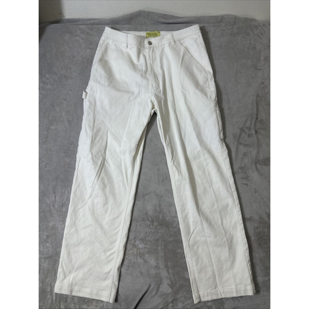 Duvin white carpenter pants mens 32x30 workwear utility skate